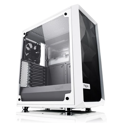 Fractal Design Meshify C Fehér ablakos (Táp nélküli) ATX ház