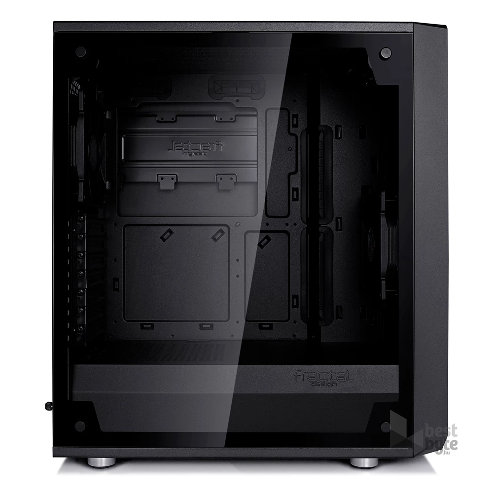 Fractal Design Meshify C Fekete ablakos (Táp nélküli) ATX ház