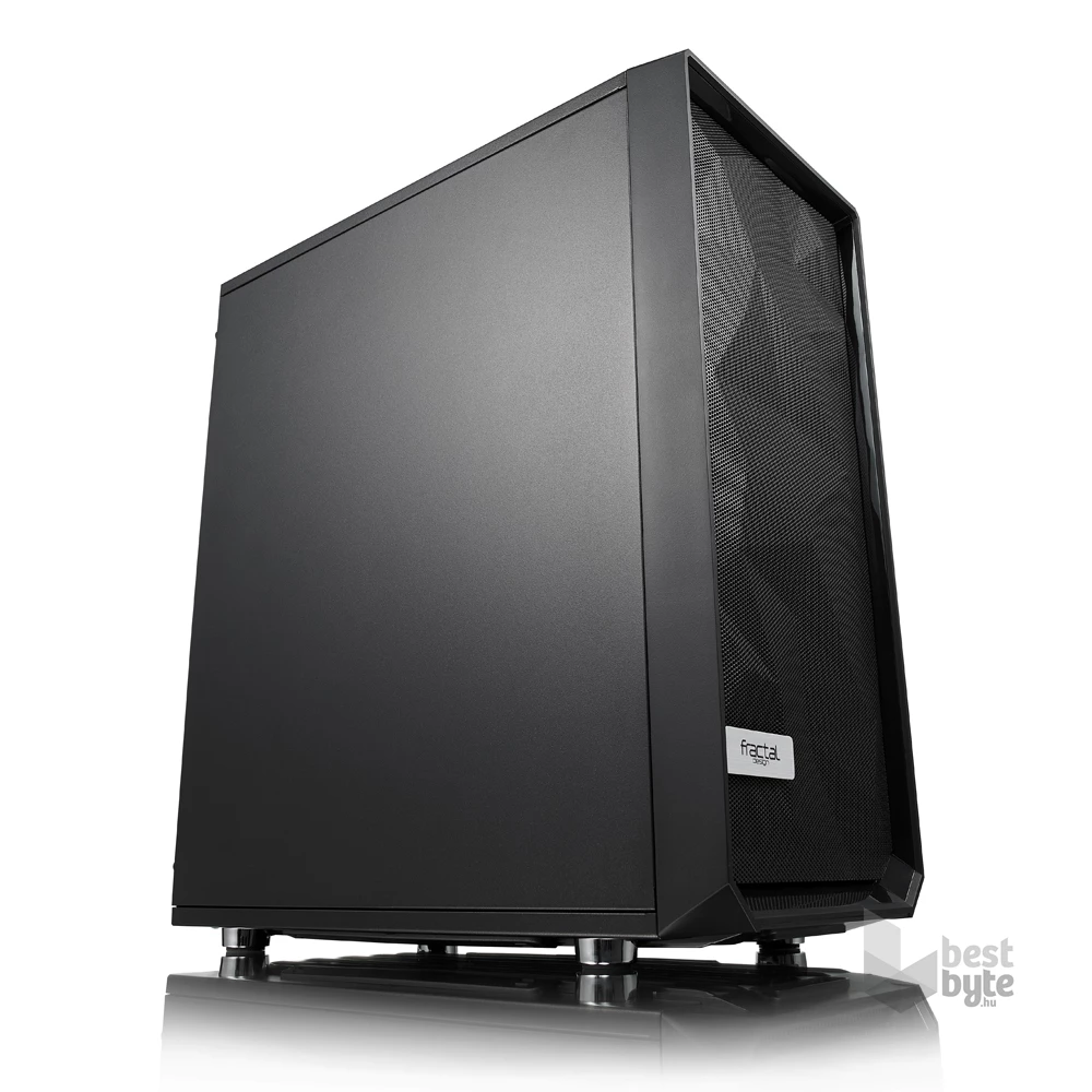 Fractal Design Meshify C Solid Side Fekete (Táp nélküli) ATX ház