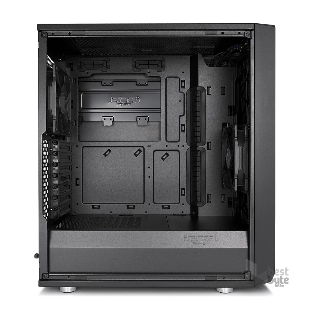 Fractal Design Meshify C Solid Side Fekete (Táp nélküli) ATX ház