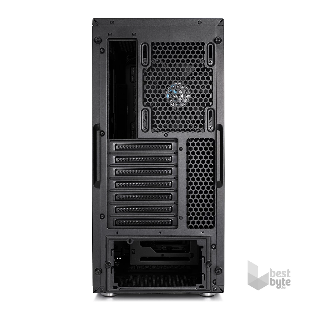 Fractal Design Meshify C Solid Side Fekete (Táp nélküli) ATX ház
