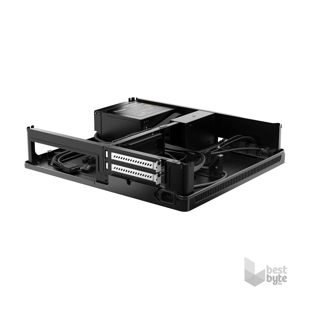 Fractal Design Node 202 450W Fekete mini-ITX ház