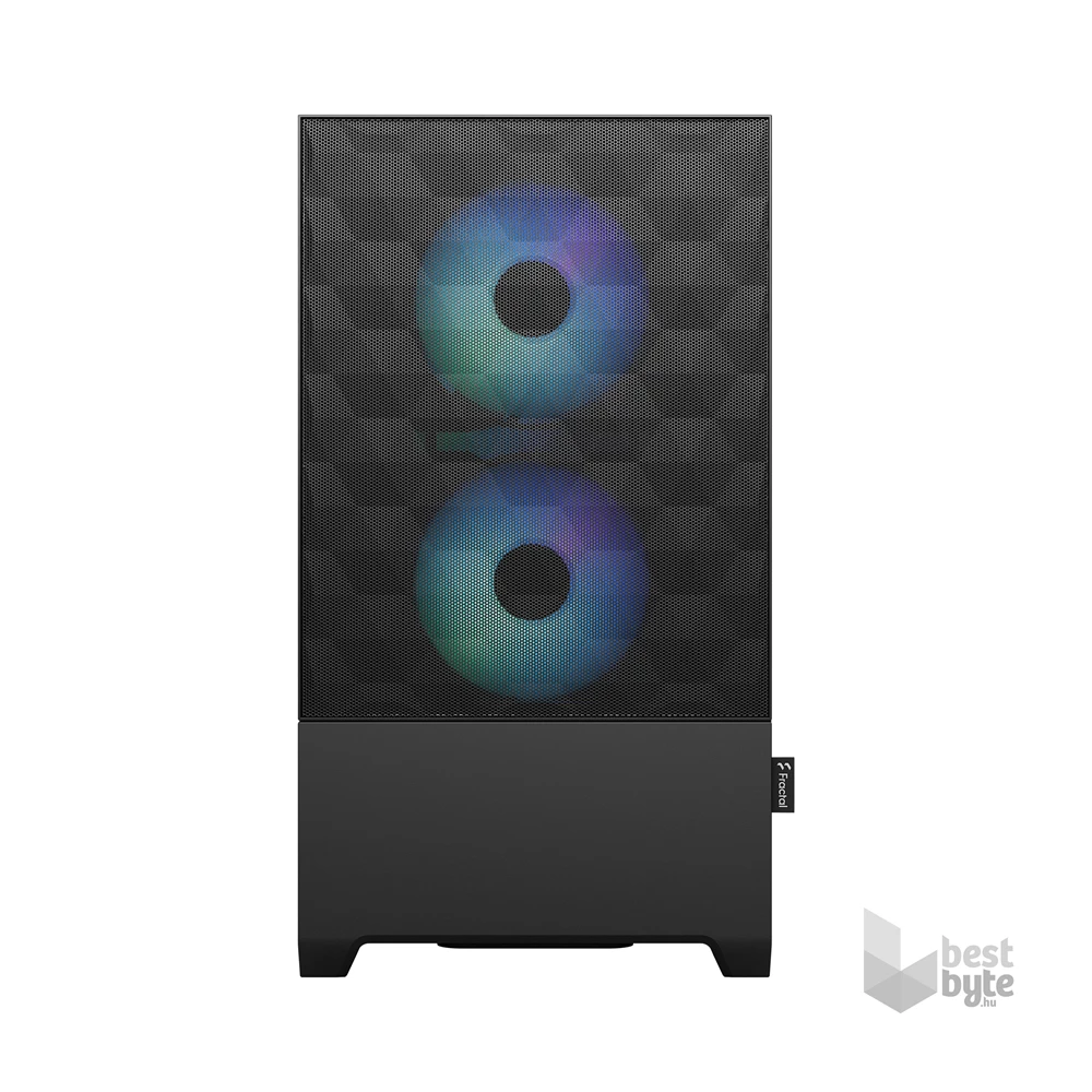 Fractal Design Pop Mini Air RGB Fekete világos ablakos (Táp nélküli) mATX ház