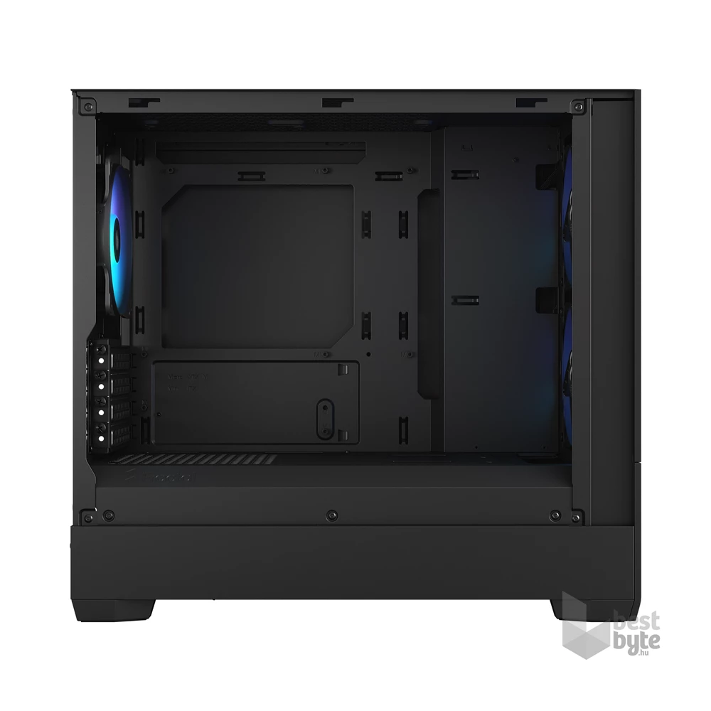 Fractal Design Pop Mini Air RGB Fekete világos ablakos (Táp nélküli) mATX ház
