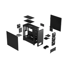 Fractal Design Pop XL Silent Fekete (Táp nélküli) E-ATX ház