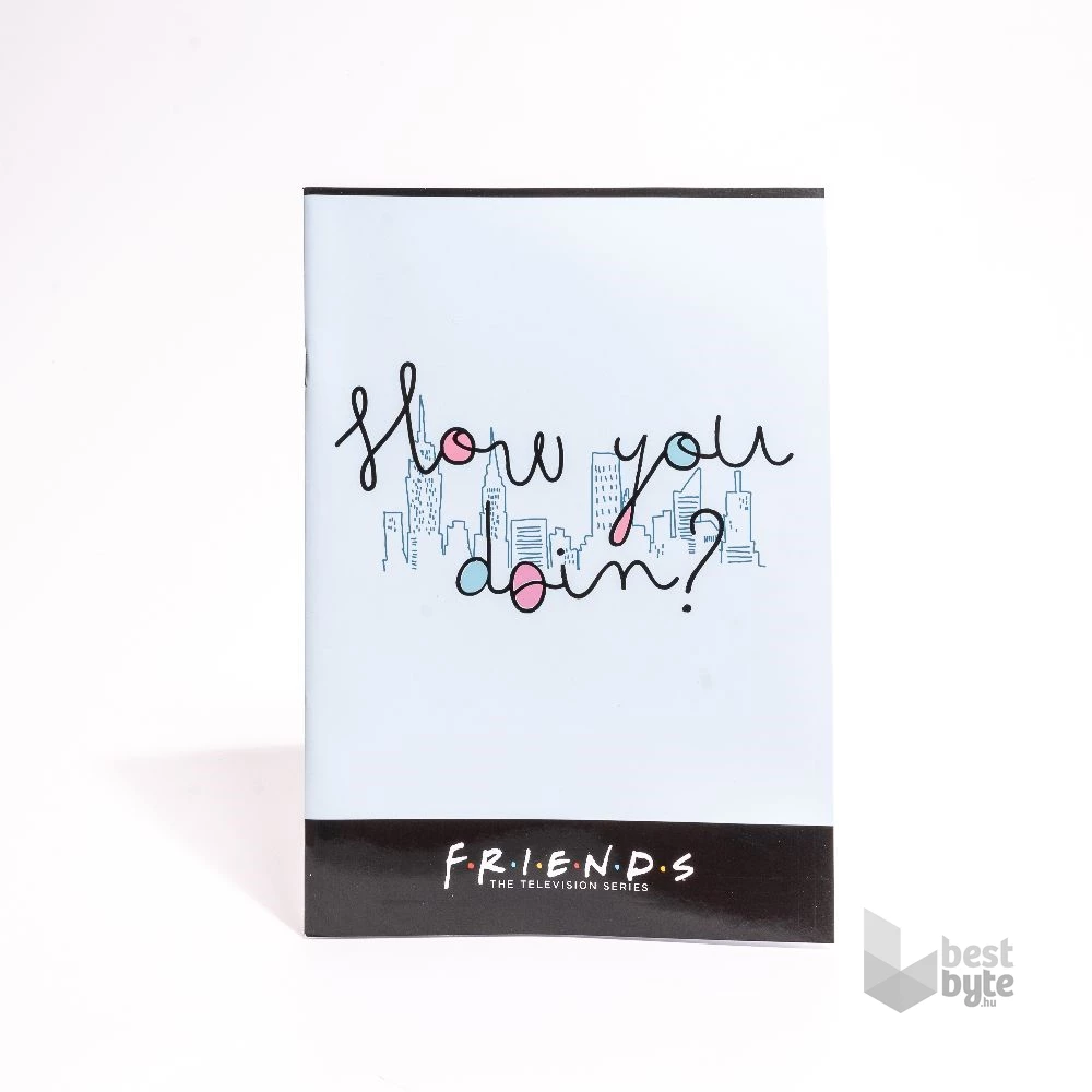 Friends A4 kockás 87-32 iskolai tűzött füzet