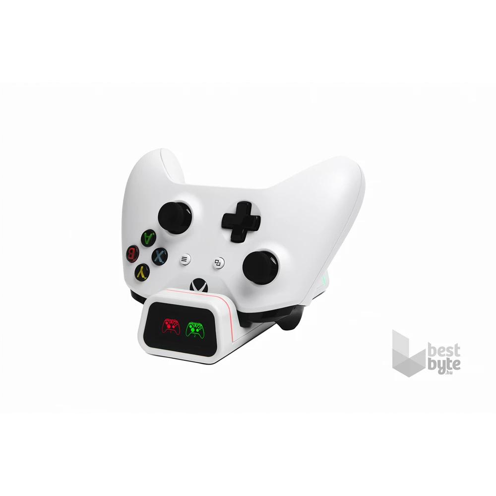 FroggieX FX-XB-C2-W Dual Charging Dock & Batteries Xbox One fehér töltőállomás + 2db akkumulátor