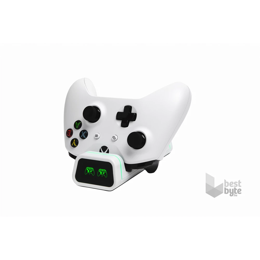 FroggieX FX-XB-C2-W Dual Charging Dock & Batteries Xbox One fehér töltőállomás + 2db akkumulátor