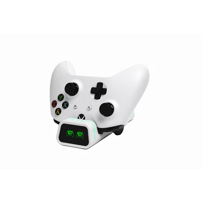FroggieX FX-XB-C2-W Dual Charging Dock & Batteries Xbox One töltőállomás + 2db akkumulátor