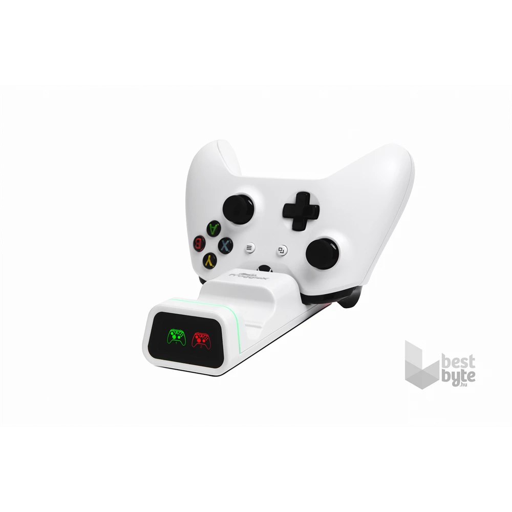 FroggieX FX-XB-C2-W Dual Charging Dock & Batteries Xbox One fehér töltőállomás + 2db akkumulátor