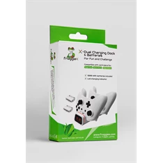 FroggieX FX-XB-C2-W Dual Charging Dock & Batteries Xbox One töltőállomás + 2db akkumulátor