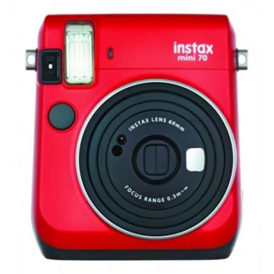 Fujifilm Instax Mini70 piros analóg fényképezőgép