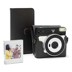 Fujifilm Instax Square SQ6 2020 gyöngyházfehér fényképezőgép + tok + album + képkeret + 2x10 db képre film