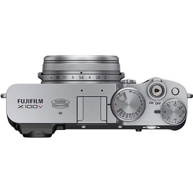 Fujifilm X100v ezüst digitális kompakt fényképezőgép