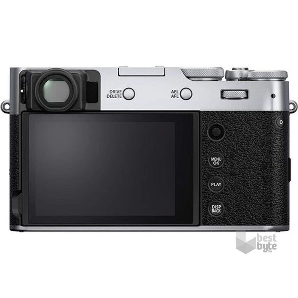 Fujifilm X100v ezüst digitális kompakt fényképezőgép