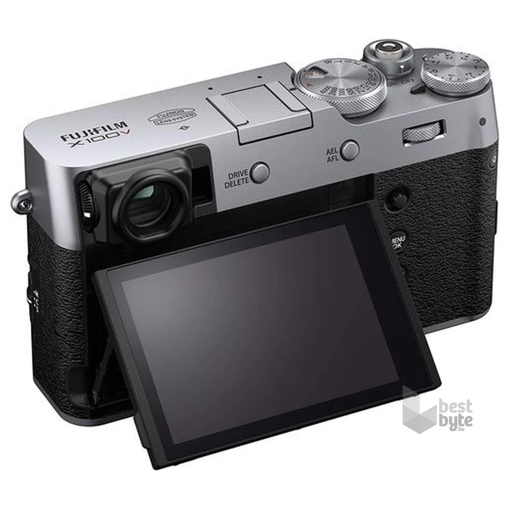Fujifilm X100v ezüst digitális kompakt fényképezőgép