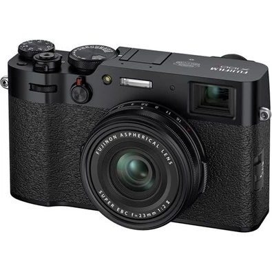 Fujifilm X100v fekete digitális kompakt fényképezőgép