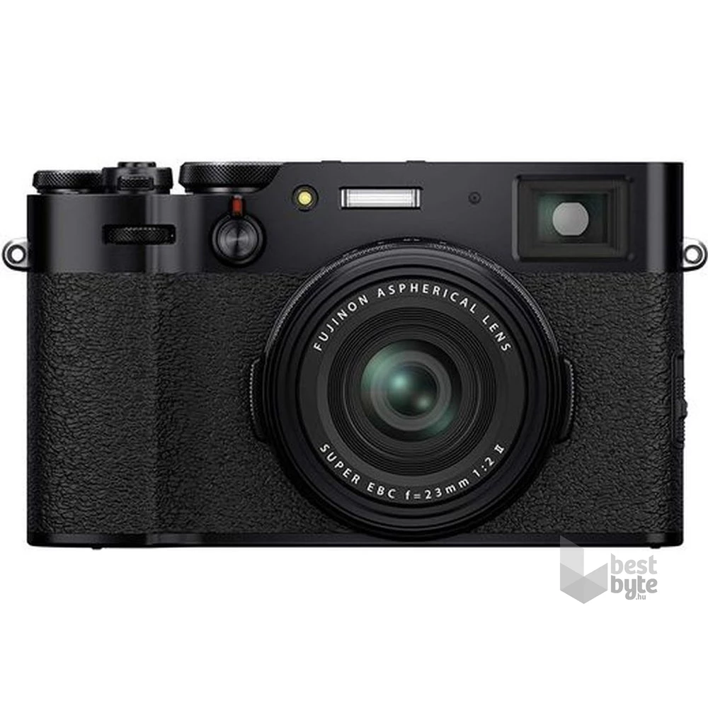 Fujifilm X100v fekete digitális kompakt fényképezőgép
