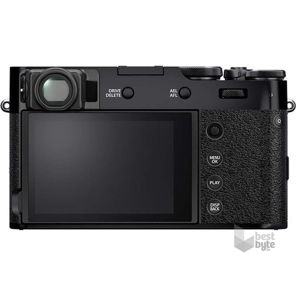 Fujifilm X100v fekete digitális kompakt fényképezőgép