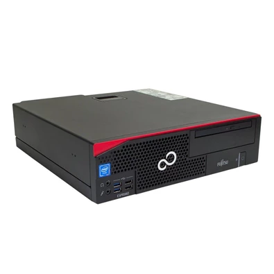 Fujitsu Esprimo D556 SFF/i3-6100/8GB/256GB SSD/Win Pro COA/fekete asztali számítógép (Használt A+,felújított)