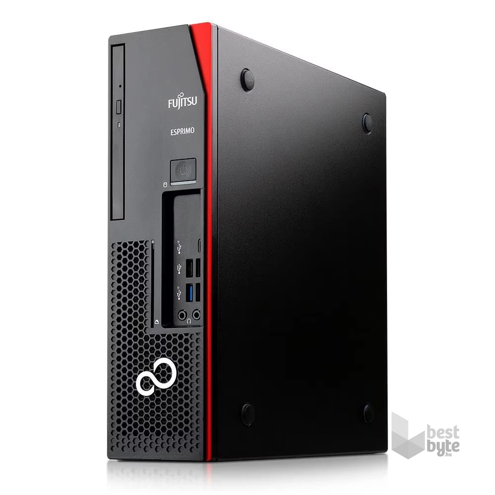 Fujitsu Esprimo D738 SFF/i5-8500/16GB/256GB SSD/Win Pro COA/fekete asztali számítógép (Használt A+,felújított)