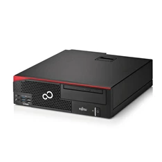 Fujitsu Esprimo D756 SFF/i5-6600/8GB/256GB SSD/Win Pro COA/fekete asztali számítógép (Használt A+)