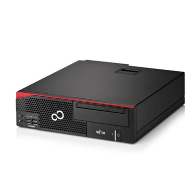Fujitsu Esprimo D756 SFF/i5-6600/8GB/256GB SSD/Win Pro COA/fekete asztali számítógép (Használt A+)