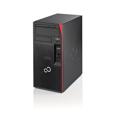 Fujitsu Esprimo P558 MT/i5-8500/16GB/256GB SSD/Win Pro COA/fekete asztali számítógép (Használt A+)