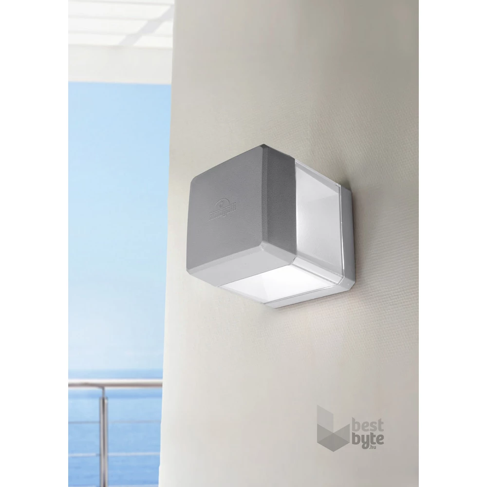 Fumagalli ELISA WALL LED 10W GX53 szürke kültéri falilámpa