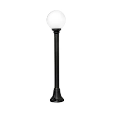 Fumagalli MIZAR/250 LED 6W 4K E27 opál/fekete kültéri állólámpa