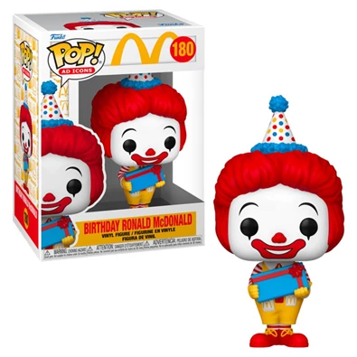 Funko POP! (180) Ad Icons: McDonalds - Birthday Ronald McDonald figura