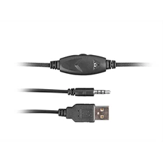 Fury PHANTOM fekete-kék gamer headset