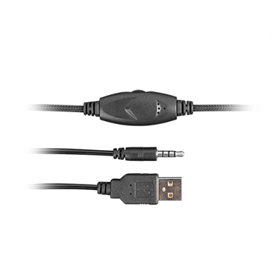Fury PHANTOM fekete-kék gamer headset