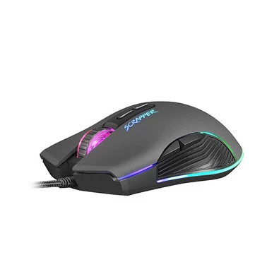 Fury SCRAPPER 6400DPI RGB gamer optikai egér