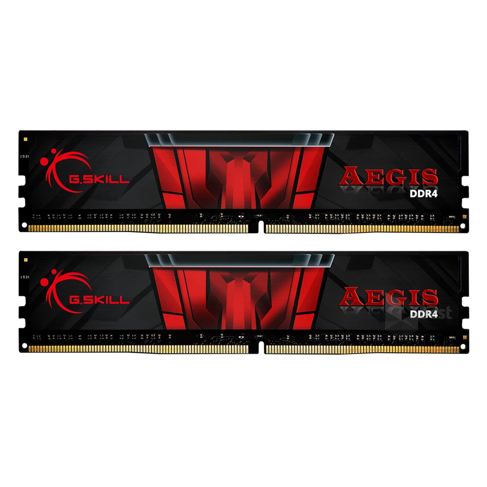 G.Skill 16GB/3000MHz DDR-4 Aegis fekete (Kit 2 db 8GB) (F4-3000C16D-16GISB) memória