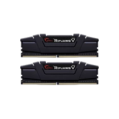 G.Skill 32GB/3200MHz DDR-4 Ripjaws V fekete (Kit 2 db 16GB) (F4-3200C16D-32GVK) memória