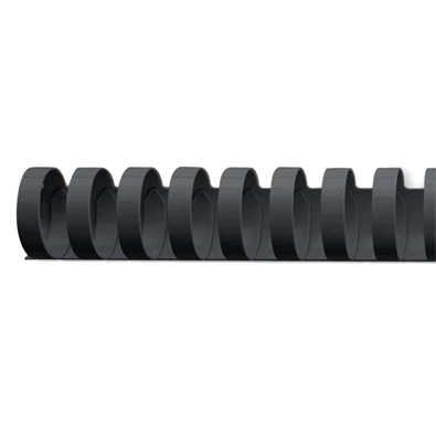 GBC 19mm 100db-os fekete műanyag spirál