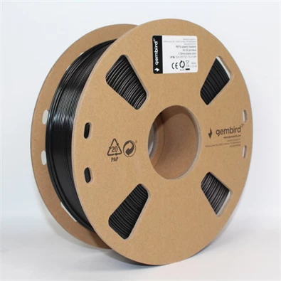 GEMBIRD PETG Fil Black 1.75mm 1kg