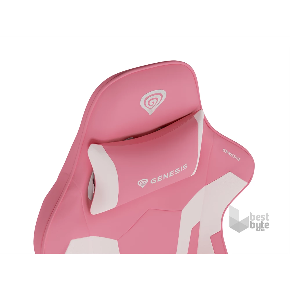 Genesis NFG-1929 NITRO 710 RÓZSASZÍN-FEHÉR Gamer szék