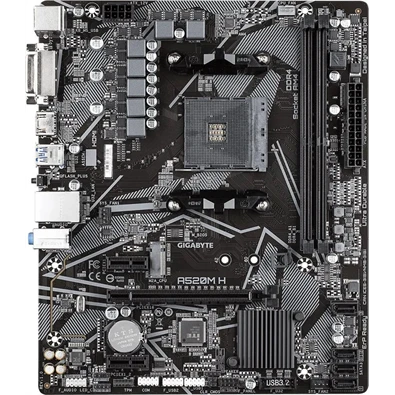 GIGABYTE Alaplap AM4 A520M H AMD A520, mATX