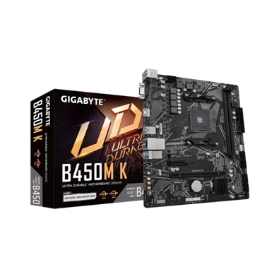GIGABYTE Alaplap AM4 B450M K AMD B450, mATX