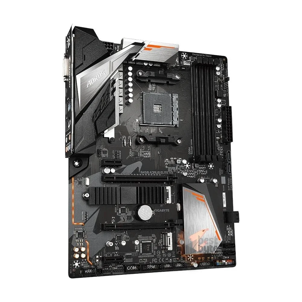 GIGABYTE Alaplap AM4 B450 AORUS ELITE V2 AMD B450, ATX