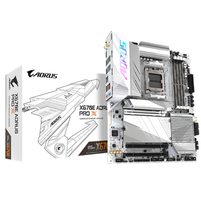 GIGABYTE Alaplap AM5 X670E AORUS PRO X AMD X670, ATX