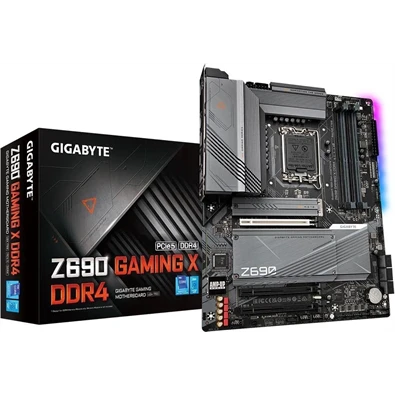 GIGABYTE Alaplap S1700 Z690 GAMING X DDR4 INTEL Z690, ATX