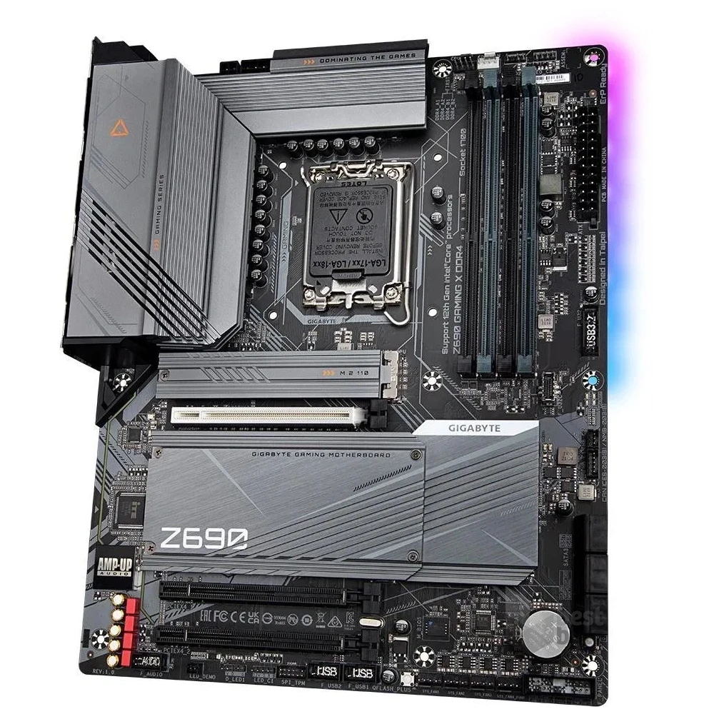 GIGABYTE Alaplap S1700 Z690 GAMING X DDR4 INTEL Z690, ATX