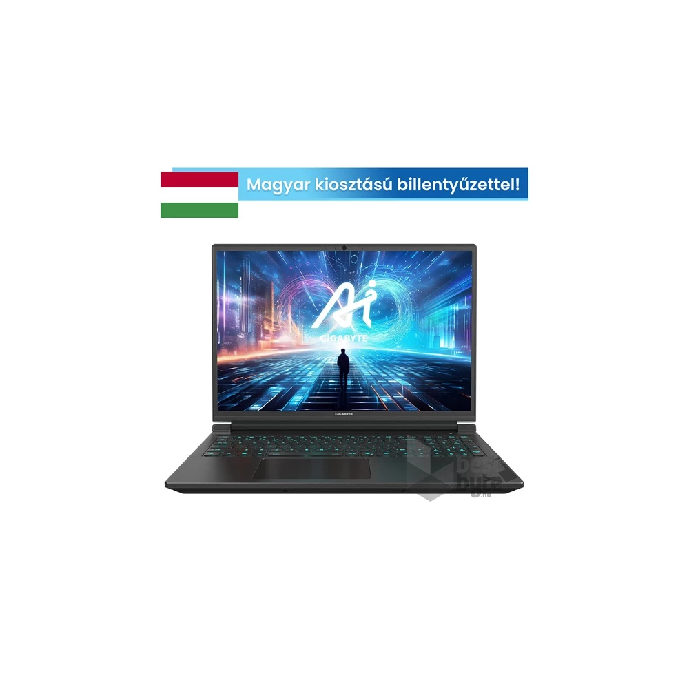 GIGABYTE G6X 9KG laptop (16"WUXGA/Intel Core i7-13650HX/RTX 4060/16GB RAM/1TB/FreeDOS