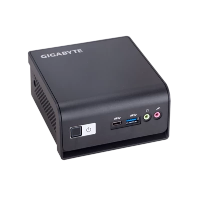 GIGABYTE PC BRIX, Intel Pentium N6005 3.3 GHz, HDMI, MiniDisplayport, LAN, WIFI, Bluetooth, 2,5" HDD hely, 4xUSB 3.1