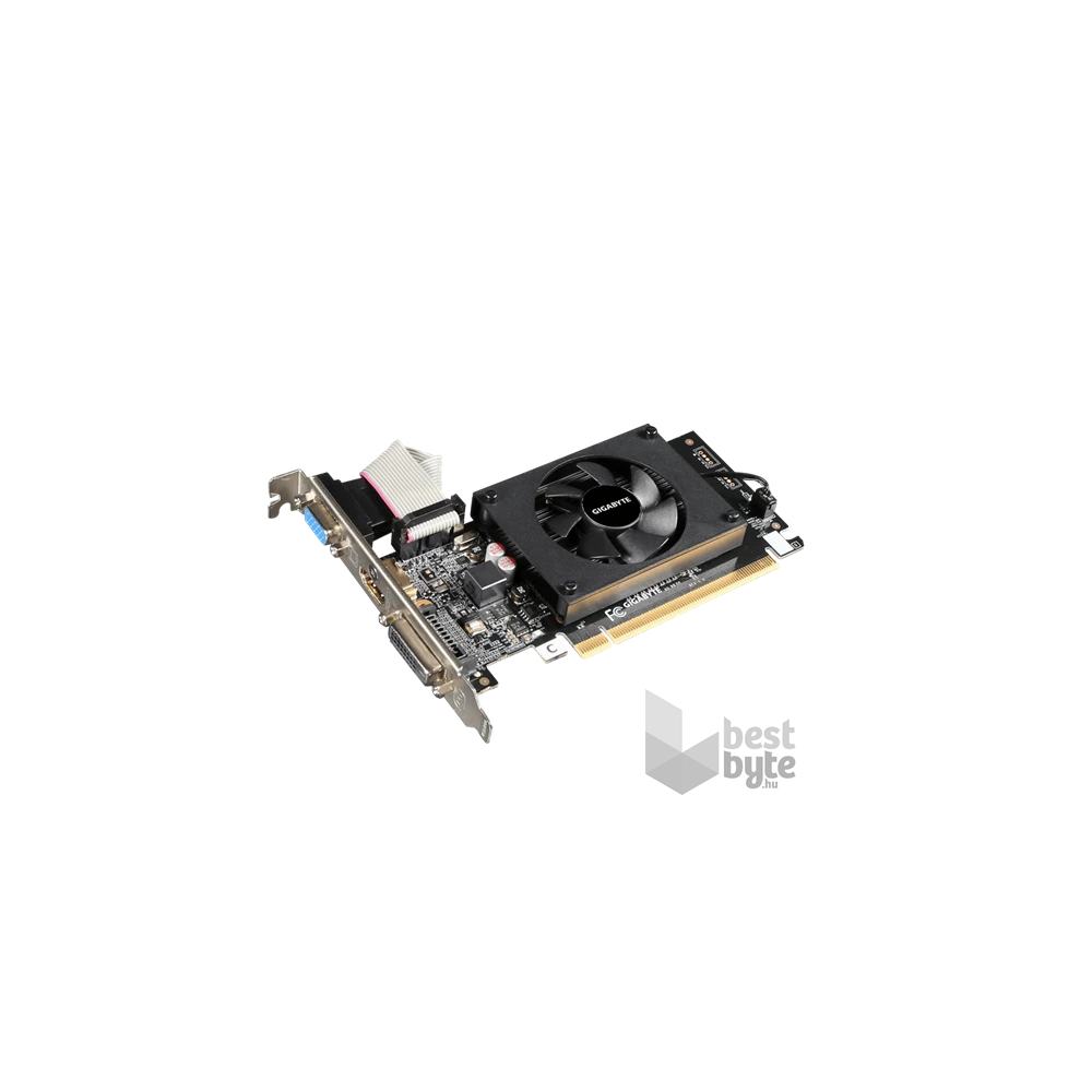 GIGABYTE Videokártya PCI-Ex16x nVIDIA GT 710 2GB DDR3
