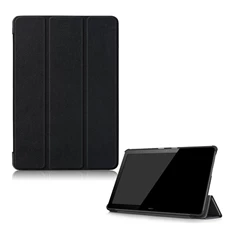 GIGAPACK GP-81095 Huawei Mediapad T5 10 WIFI / Mediapad T5 10 LTE fekete bőr hatású tablet tok