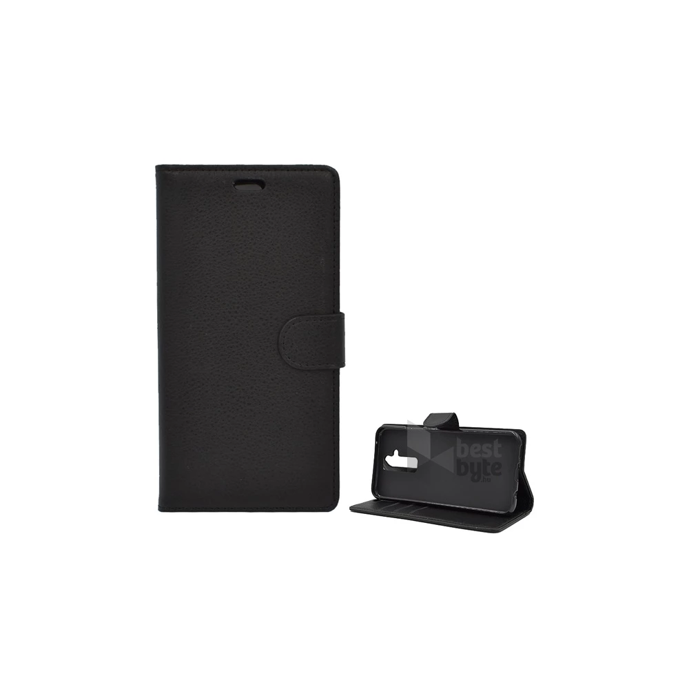 GIGAPACK GP-81611 Huawei Mate 20 Lite fekete bőr hatású oldalra nyíló tok